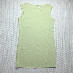 Oscar de la Renta VTG 100% wool sleeveless green dress - 12P